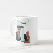 女国際的の日 コーヒーマグカップ (正面左)