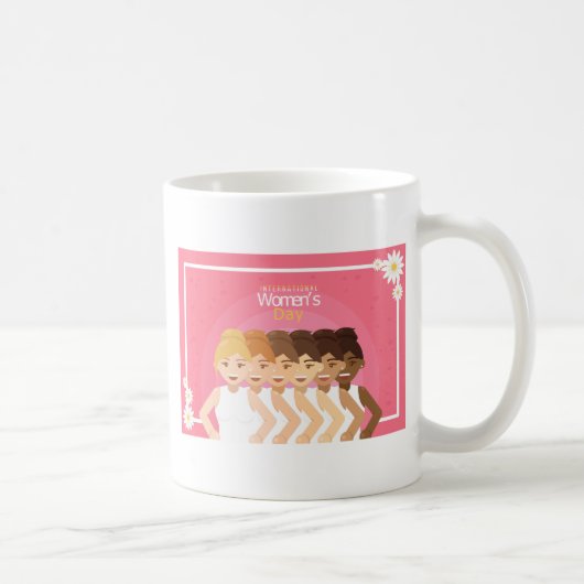 女国際的の日 コーヒーマグカップ (右)