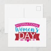 女国際的の日 シーズンポストカード (正面/裏面)