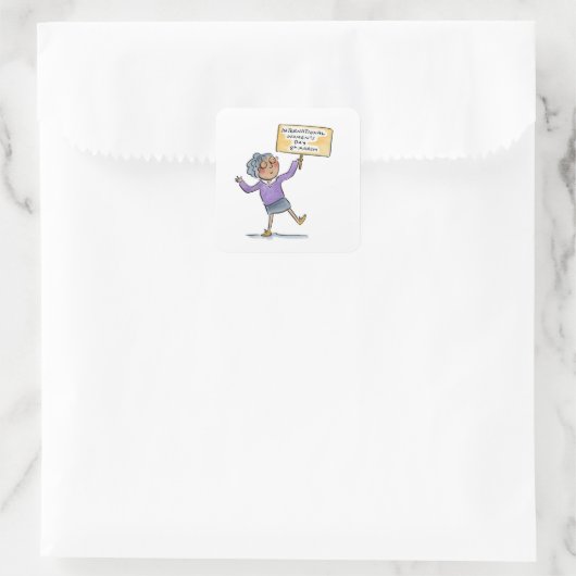 女国際的の日 スクエアシール (バッグ)