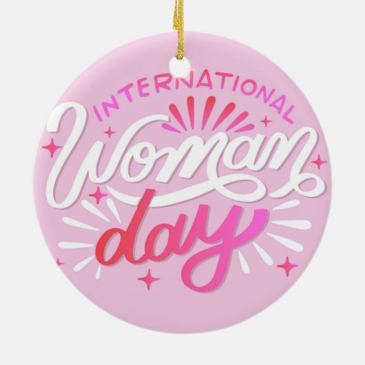 女国際的の日 セラミックオーナメント (裏面)