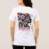 女国際的の日 トライブレンドＴシャツ (裏面)