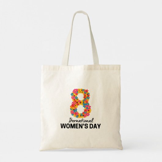 女国際的の日 トートバッグ (裏面)