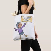 女国際的の日 トートバッグ (クローズアップ)