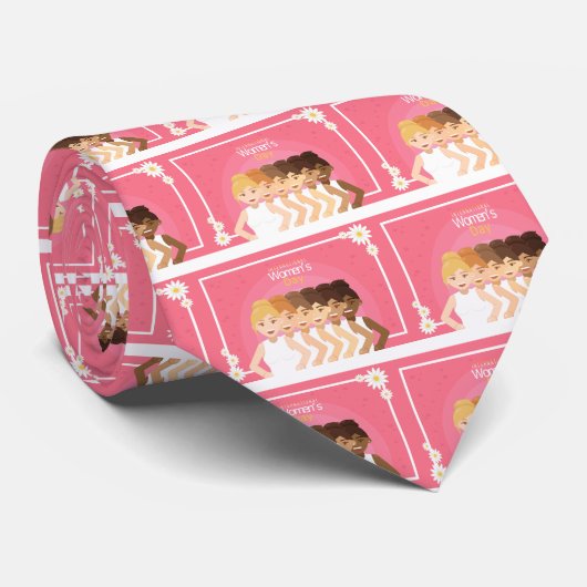 女国際的の日 ネクタイ (ロール)
