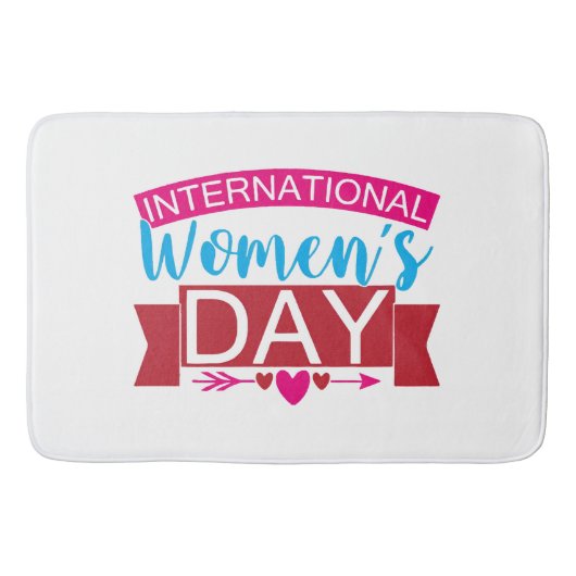 女国際的の日 バスマット (正面)