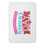 女国際的の日 バスマット (正面縦)