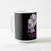 女国際的の日：フェミニニ祝 コーヒーマグカップ (正面左)