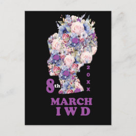 女国際的の日:フェミ祝リング ポストカード