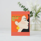 女国際的の日 ポストカード (スタンド正面)