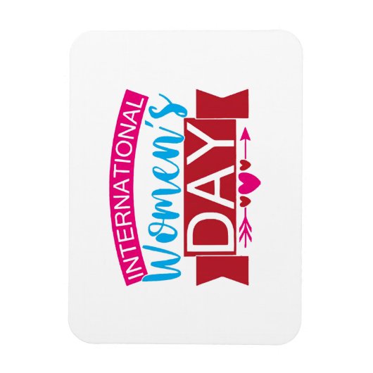 女国際的の日 マグネット (縦)