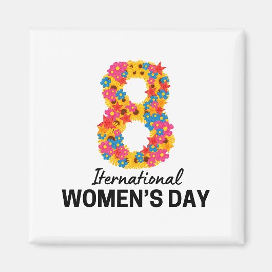 女国際的の日 マグネット (正面)