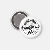 女国際的の日 マグネット (正面/裏面)