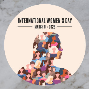 女国際的の日 ラウンドシール