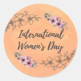 女国際的の日 ラウンドシール