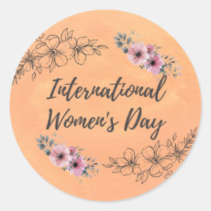 女国際的の日 ラウンドシール