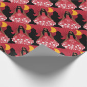 女国際的の日 ラッピングペーパー (角)