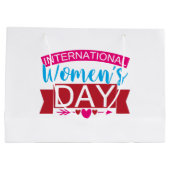 女国際的の日 ラージペーパーバッグ (裏面)
