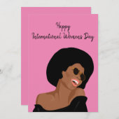 女国際的の日 招待状 (正面/裏面)