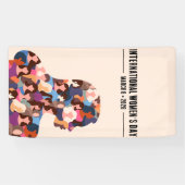 女国際的の日 横断幕 (横)