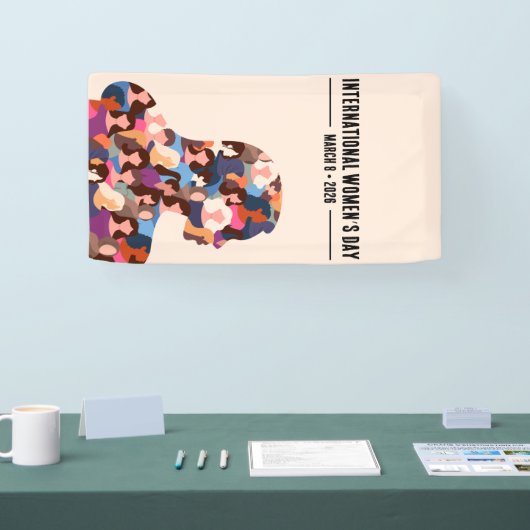 女国際的の日 横断幕 (トレードショー)