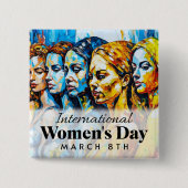 女国際的の日 |第3ボタン 缶バッジ (正面)