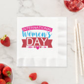 女国際的の日 縁ありランチョンナプキン (インサイチュ)