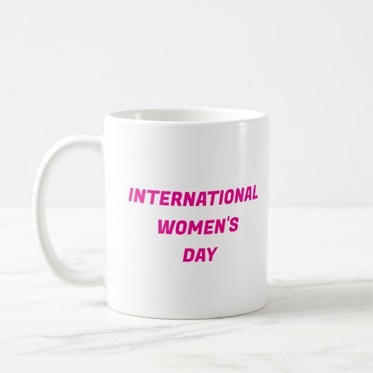 女国際的の日 – 3月8日マグカスタムス コーヒーマグカップ (左)