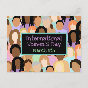 女国際的の日 – 3月8日 ポストカード