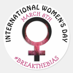 女国際的の日 3月8日 ラウンドシール