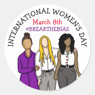 女国際的の日 3月8日 ラウンドシール