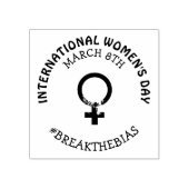 女国際的の日 | 3月8日 ラバースタンプ (インプリント)