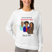 女国際的の日 – 3月8日 Tシャツ (正面)