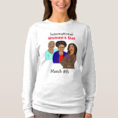 女国際的の日 – 3月8日 Tシャツ (正面)