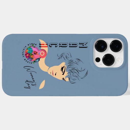 女国際的の日 | Case-Mate iPhoneケース (裏面 (横))