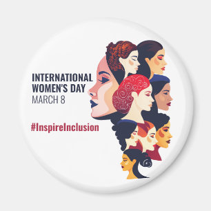 女国際的の日 IWD 3月8日 マグネット