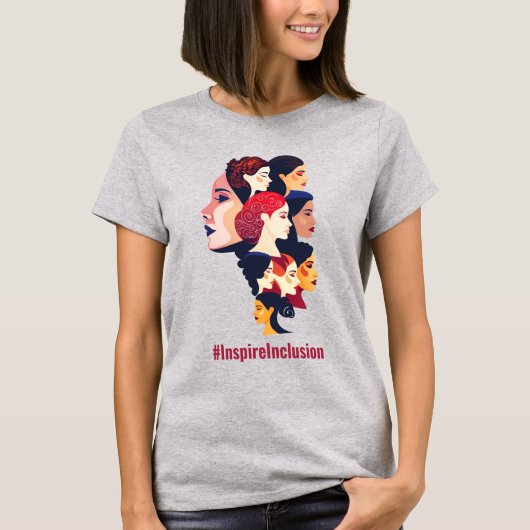 女国際的の日 | IWD 3月8日 Tシャツ (正面)