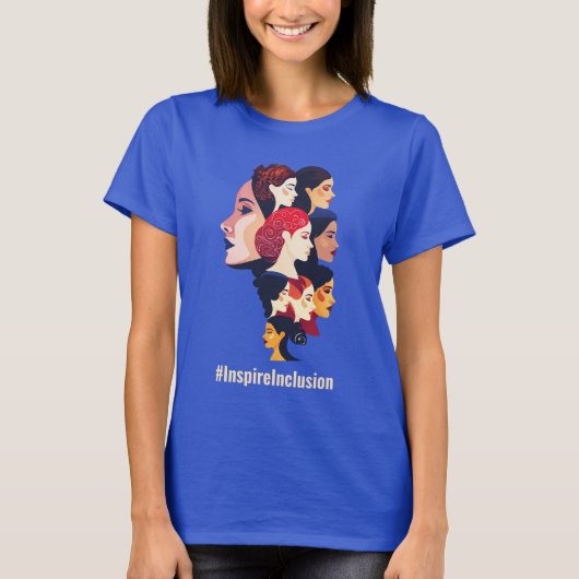 女国際的の日 | IWD 3月8日 Tシャツ (正面)