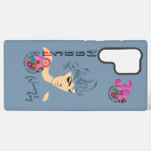 女国際的の日 | SAMSUNG GALAXYケース (裏面横)