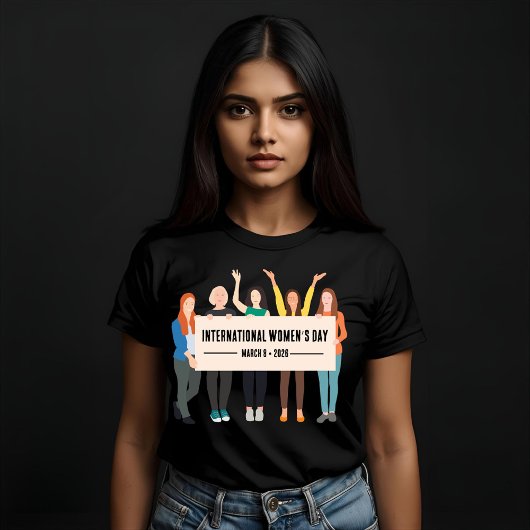 女国際的の日 Tシャツ
