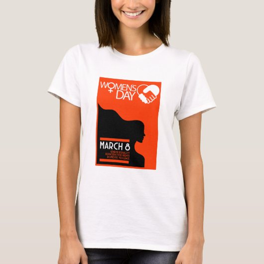 女国際的の日 Tシャツ (正面)