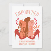 女国際的の日BRIGHTFSTS STILETTO 招待状 (正面)