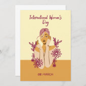 女国際的子日誌 招待状 (正面/裏面)