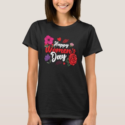 女国際的性の日2023女の日の抱擁 Tシャツ (正面)