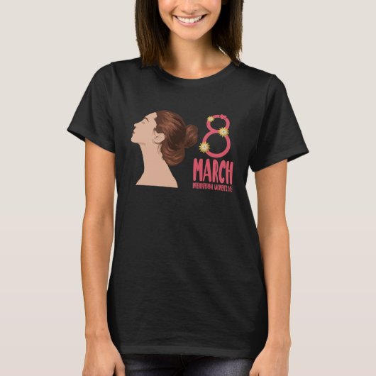 女国際的性の日2023女性のパワー女性 Tシャツ (正面)