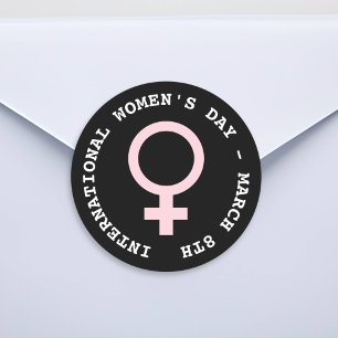 女国際的性の日 – 3月8日 ラウンドシール