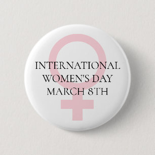 女国際的性の日 – 3月8日 缶バッジ