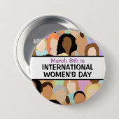 女国際的性の日 – 3月8日  缶バッジ (正面&裏面)
