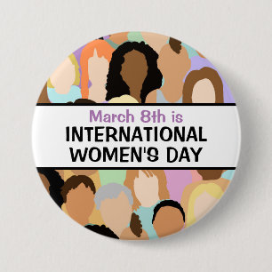 女国際的性の日 – 3月8日 缶バッジ
