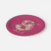 女国際的性の日happy women's day 8 2025 ペーパープレート (アングル)